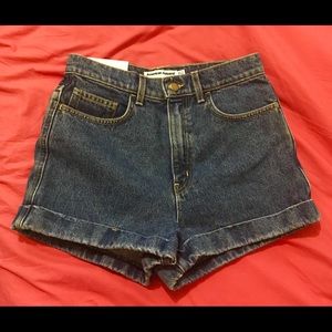 American apparel denim shorts